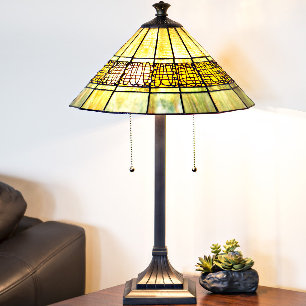 River of Goods Craftsman Style Stained Glass 26" Table Lamp Wayfair.ca